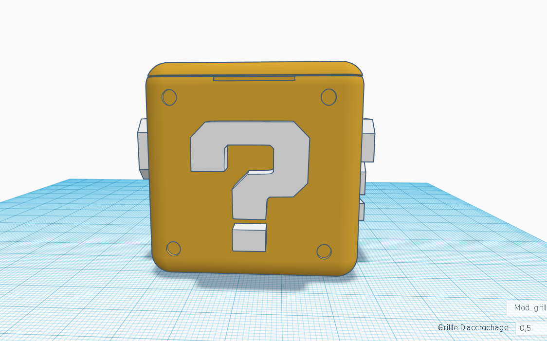 Fichier 3D gratuit Block Mario Rangement Cartouche Jeu Nintendo Switch・Modèle pour imprimante 3D